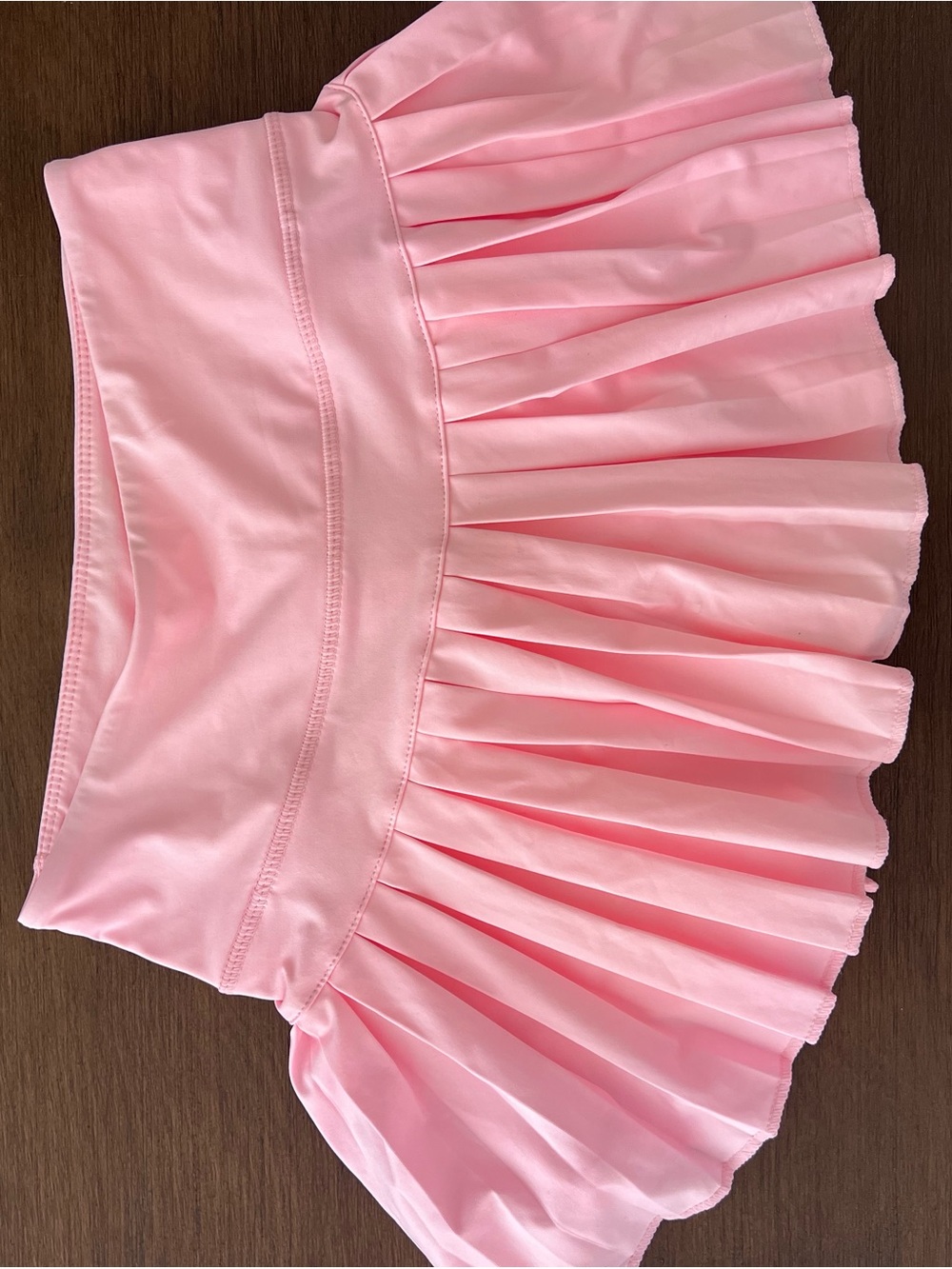 Light Pink Gold Hinge Tennis Skirt